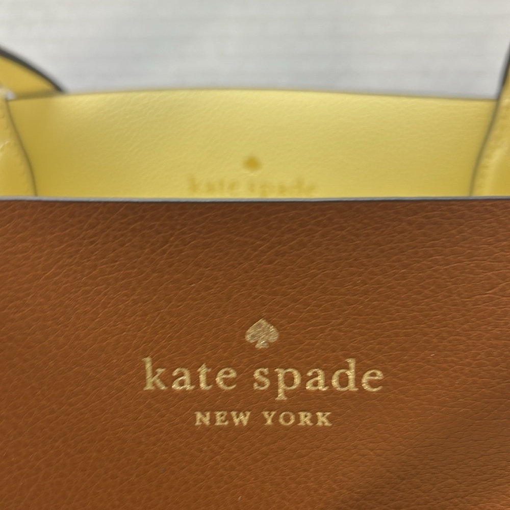 Kate Spade Brown and Cream Leather Reversible Tote in Warm Ginger - Picture 14 of 17